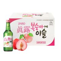 真露桃子味利口酒烧酒360ml*20/箱 