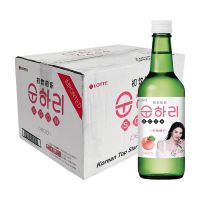 初饮初乐桃子味配制酒韩素希版360ml*20/箱 