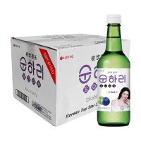 初饮初乐蓝莓味配制酒--韩素希版韩国蓝莓果味烧酒360ml*20/箱 