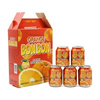 海太橙汁韩国进口饮料果肉果粒果汁饮品238ml*12/盒 