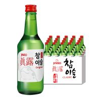 【箱】真露竹炭酒（红盖）烧酒韩国进口清酒360ml*20/箱 