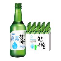 【箱】新真露竹炭酒（蓝真露）烧酒16低度酒 360ml*20/箱 